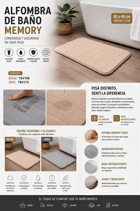 Alfombra de baño