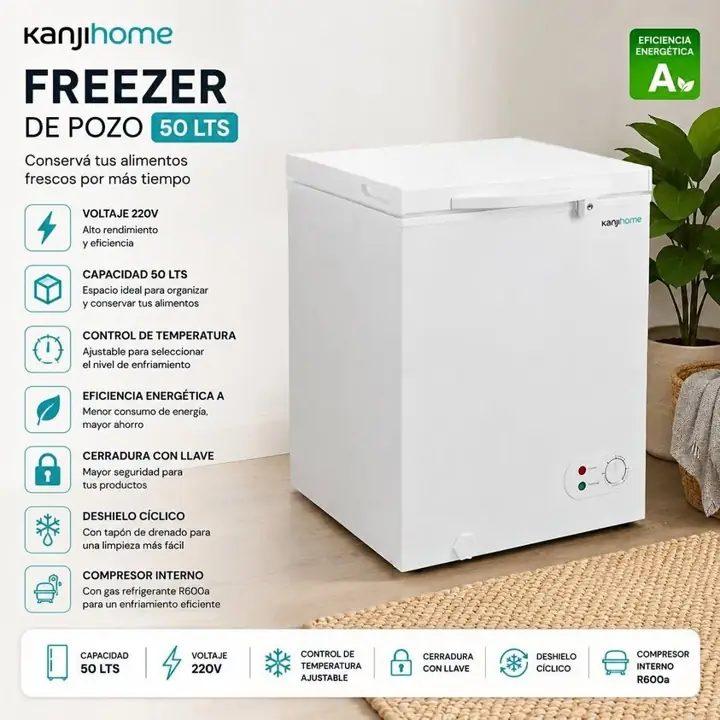 Freezer de pozo 50LTS