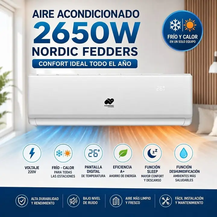 Aire acondicionado 2650W
