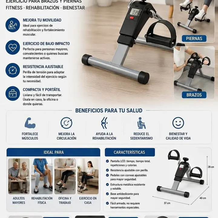 Pedalera rehabilitacion