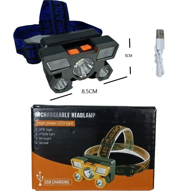 Linterna minera recargable