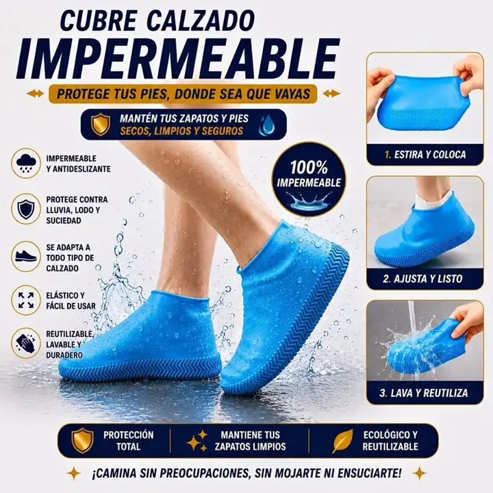 Cubre calzado impermeable