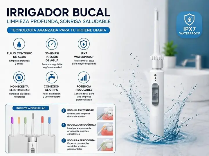 Irrigador bucal