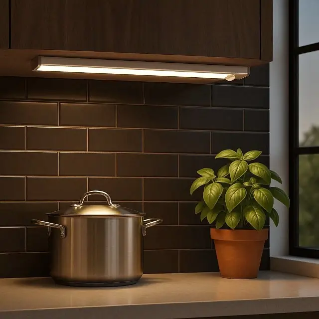 Lampara LED bajo alacena