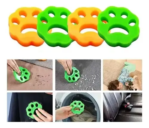 X4 patita silicona atrapa pelos