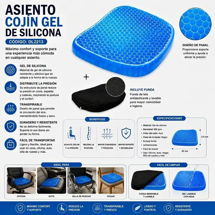 Asiento de gel