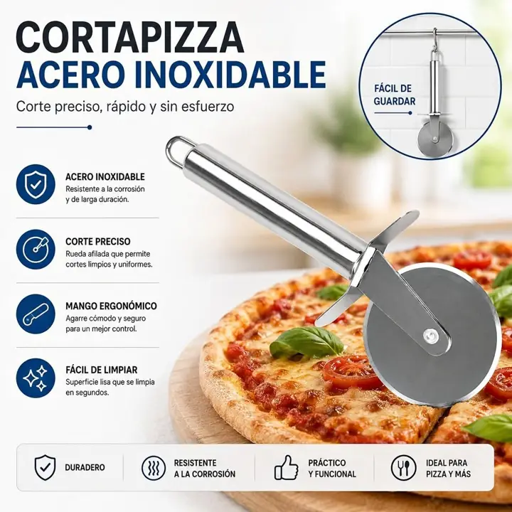 Cortapizza acero inoxidable