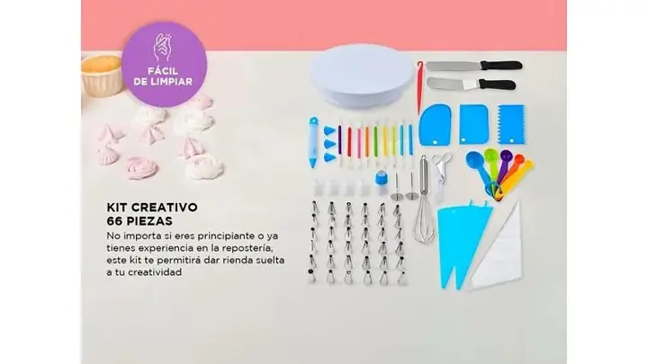 Kit creativo de decoracion 66 piezas