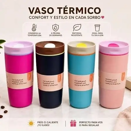 Vaso termico de acero 600ML