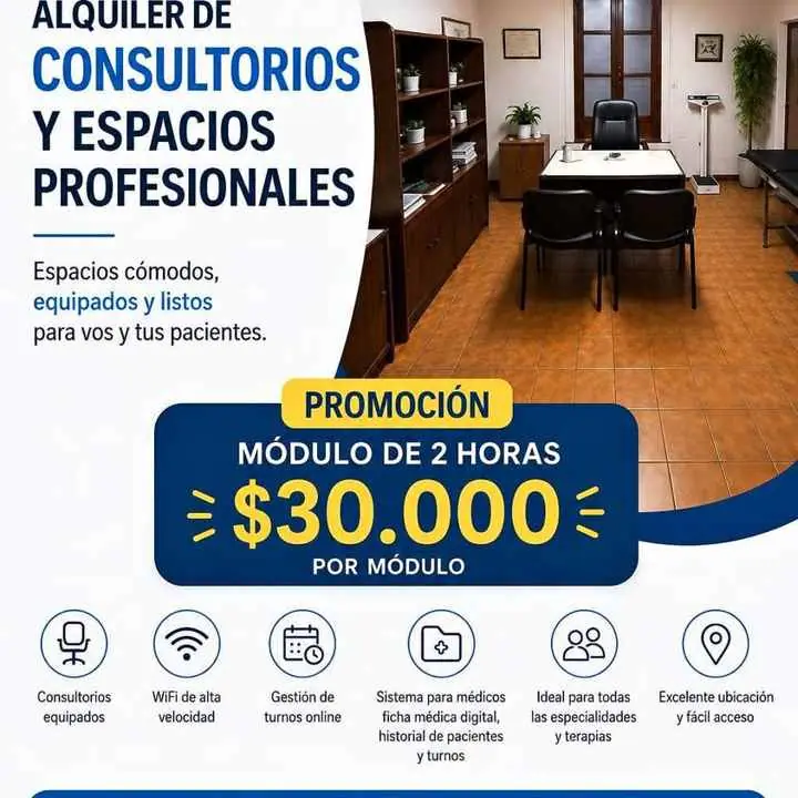 Consultorios en Alquiler Almagro Equipados Comodos