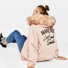 Campera BERSHKA Original Importada S Piel Abrigo impecable Mujer