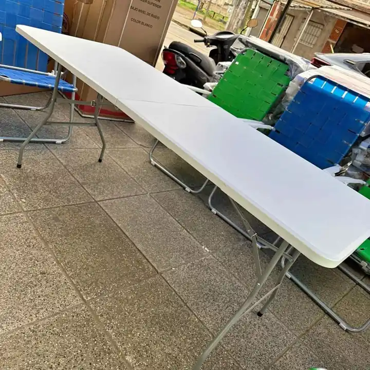 Mesa plegable 1.8 MTS blanca
