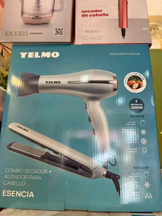 Secador más alisador yelmo