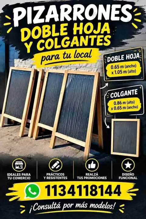 Pizarrones para su local