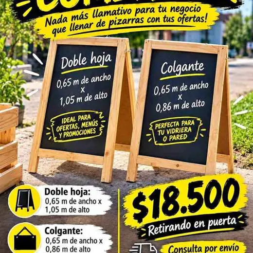 Pizarrones para tu negocio