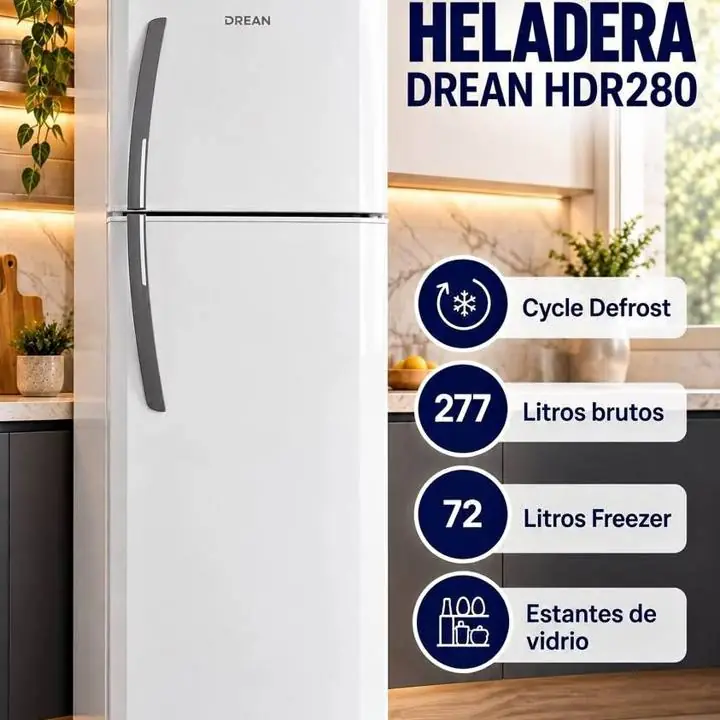 `Entrega inmediata` heladera Drean 277LTS blanca