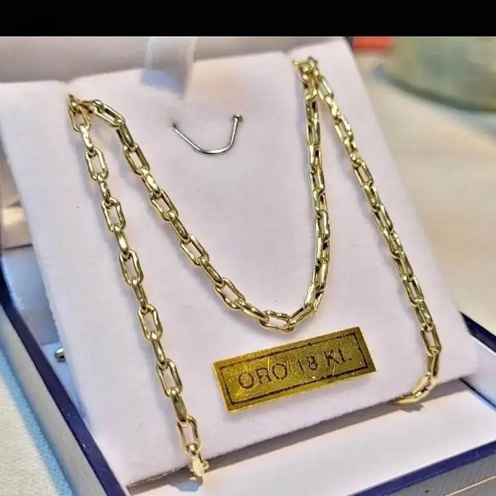 Cadena Oro 18 K Hombre Forcet Cadenas 8.6 Grs