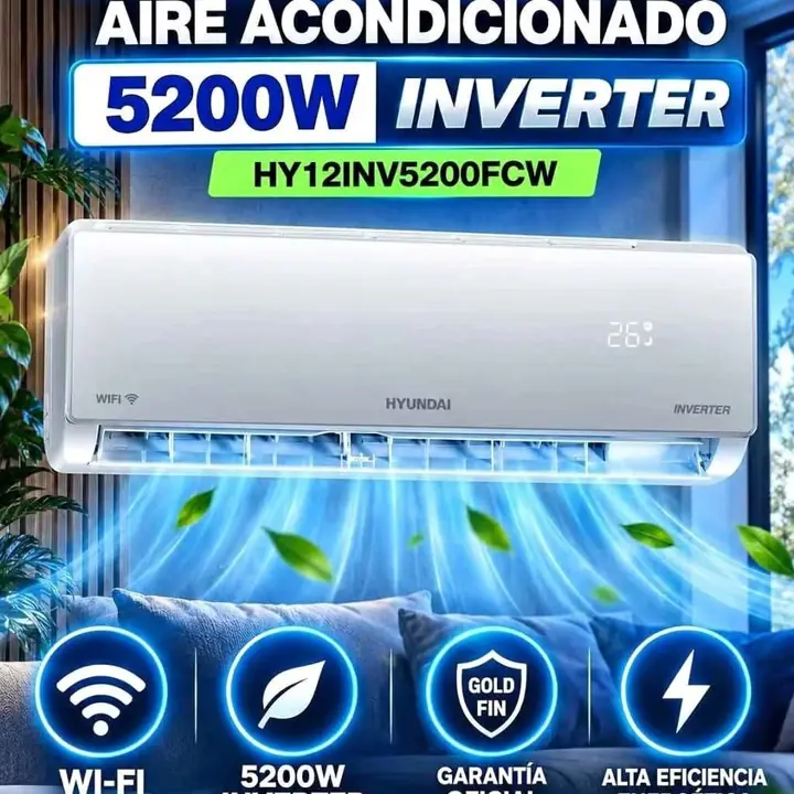 Aire acondicionado Hyundai 5200w inverter + WiFi
