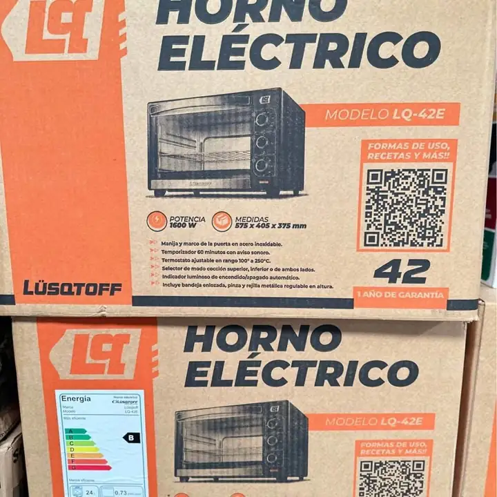 Horno eléctrico 42 lts