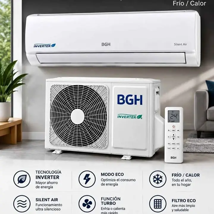 Aire Acondicionado BGH 10600W Inverter