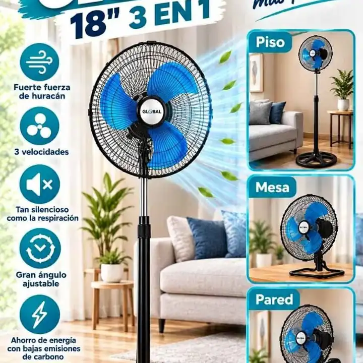 Ventilador global 18” 3 en 1