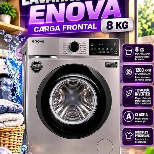 Lavarropas 8kg inverter