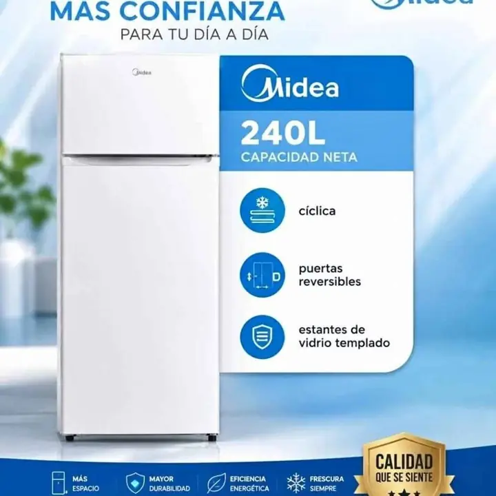 Heladera Midea 240ltr