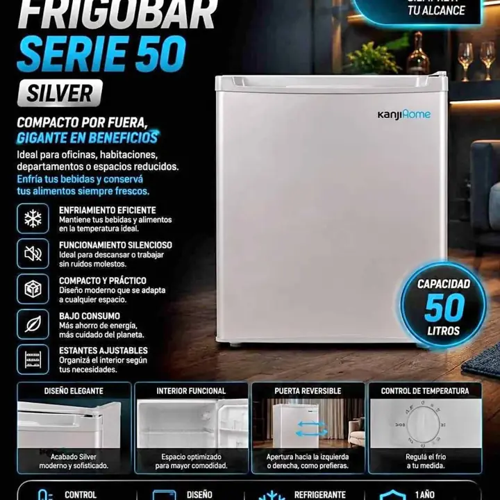 Frigobar Kanjihome 50 Silver