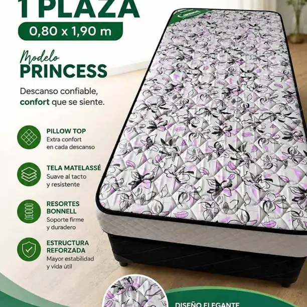 Somier 1 plaza