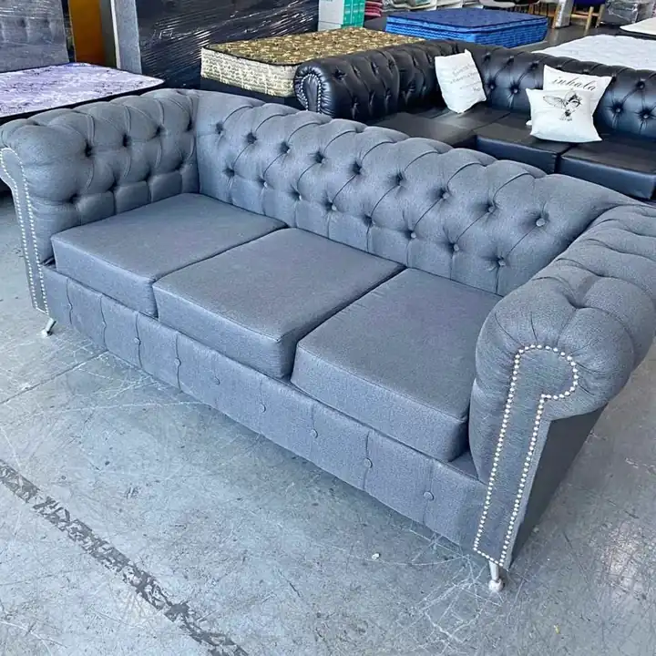 Sillon chesterfield 3 cuerpos