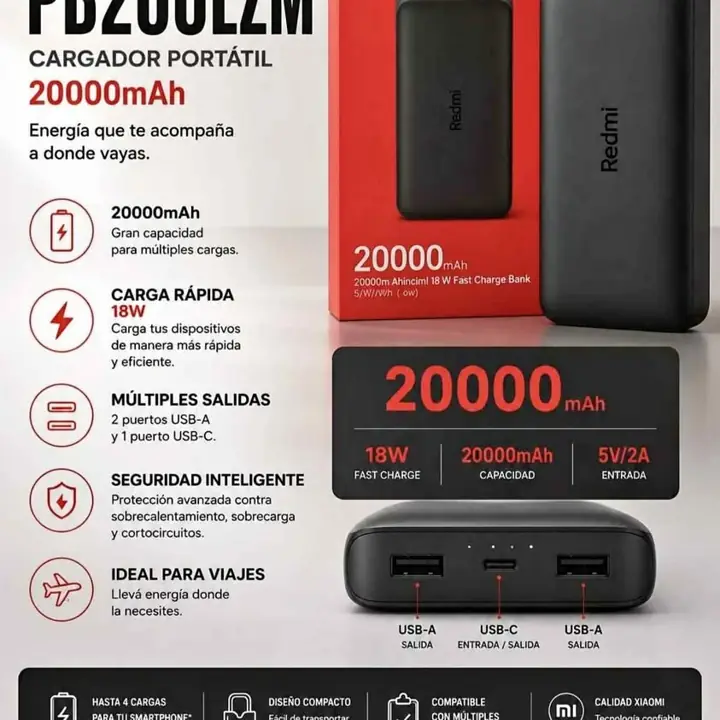 Cargador portátil Xiaomi
