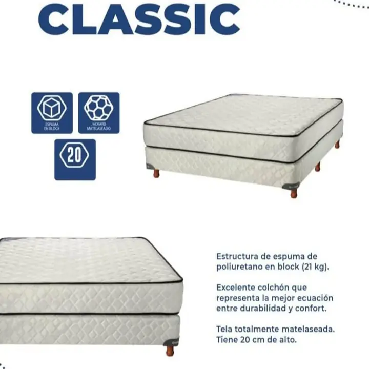 Sommier reforzado goma espuma