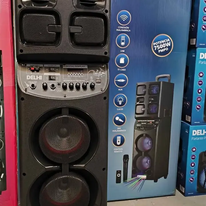 Parlante Bluetooth Portatil Torre DL-TORRE Potencia 7500W PMPO