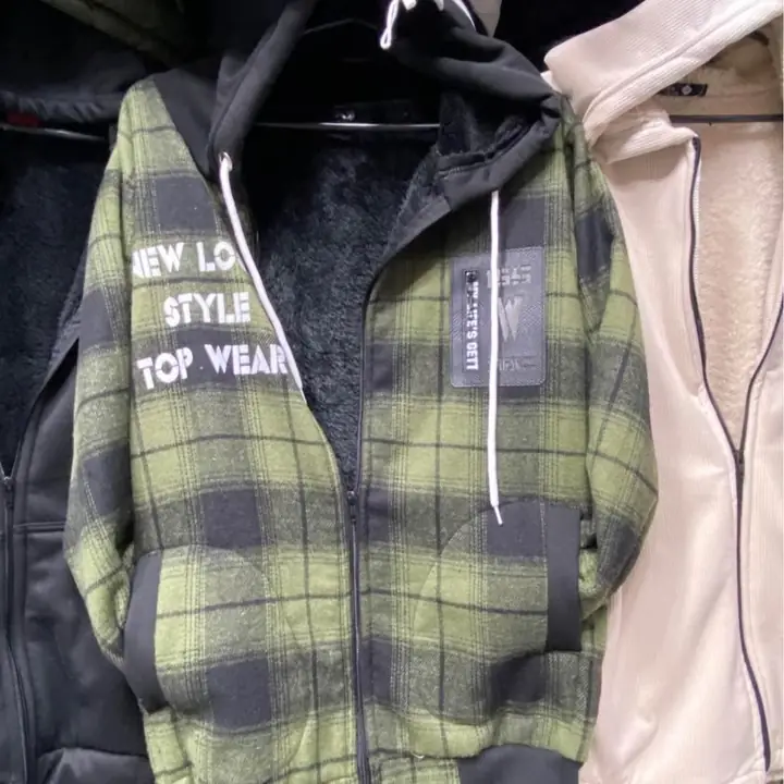 Campera con piel en cuádrille del 2 al 6