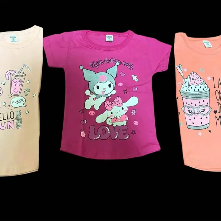 Remera de algodón de nena
