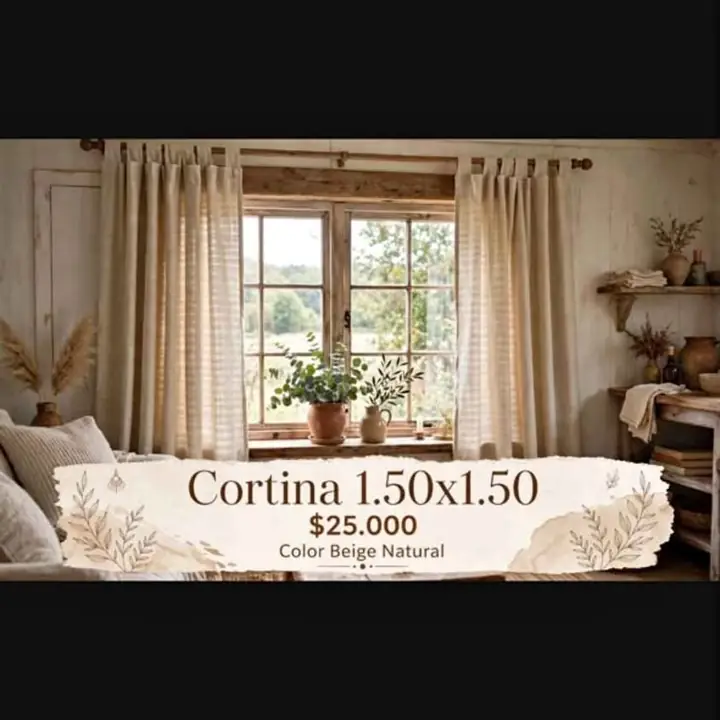 Cortinas 25.000