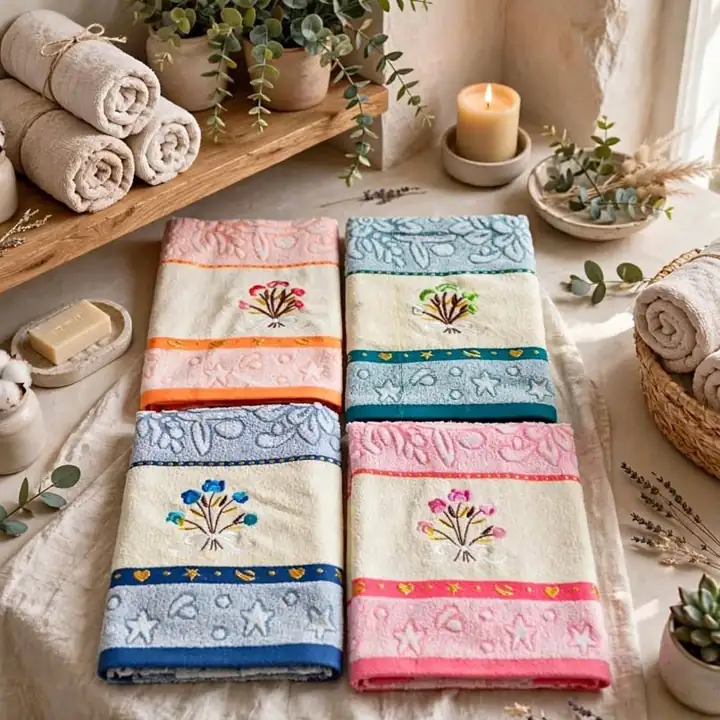 Toallones bordados