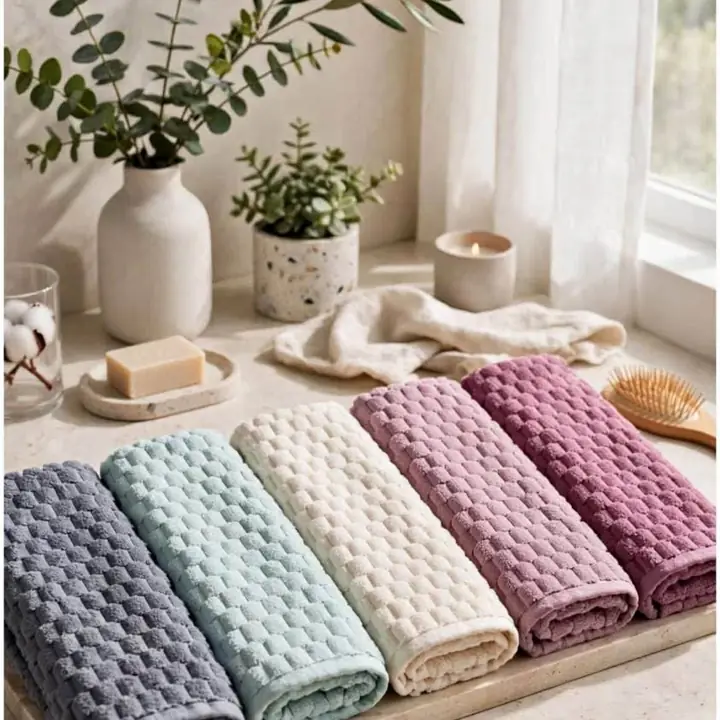 Toallitas de mano Microfibra Waffle ~Microfibra tipo panal de abeja / waffle ~Súper suave, esponjos