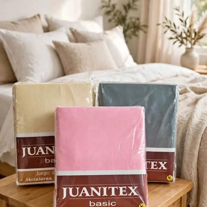 Juego de sábana para cama king ~Colores disponibles Gris & Beige ￼ (26.000$)