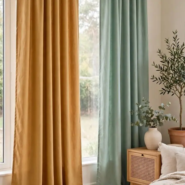 Cortina microfibra 180x2