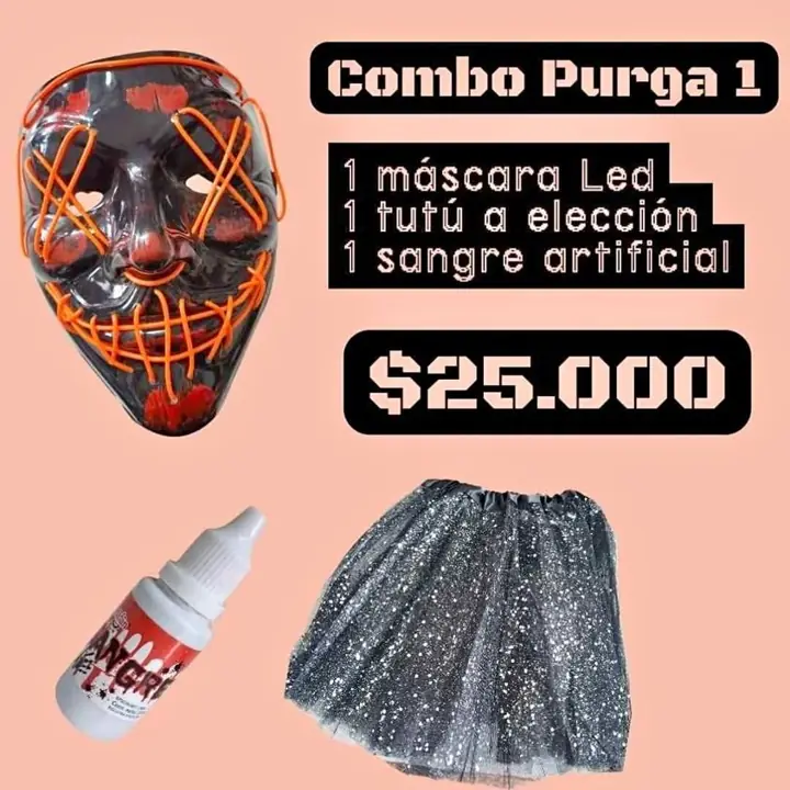 Combo purga led con tutu