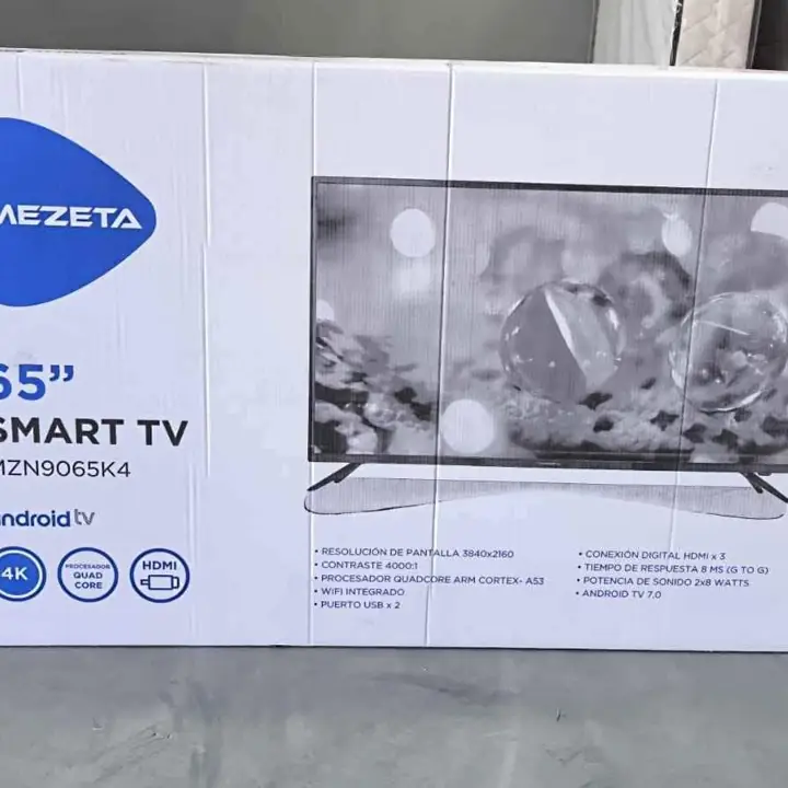 OPORTUNIDAD Smart Tv EMEZETA 65" c/Android