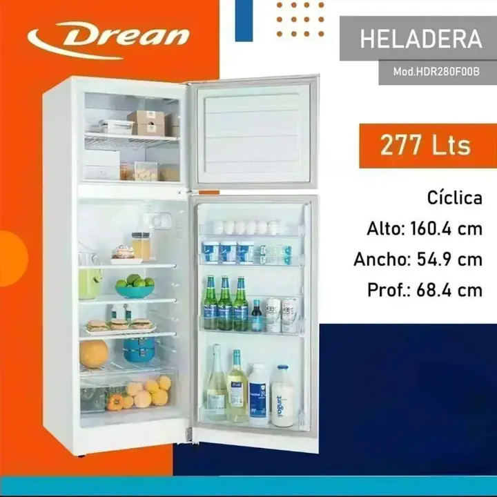 Heladera cíclica Drean 277L