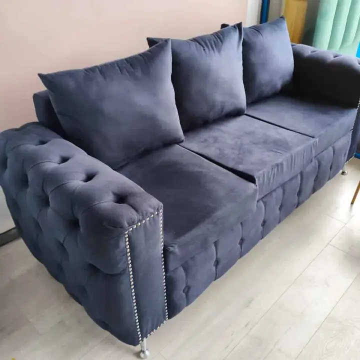Sillon monaco 3 cuerpos Pana gris 180x80