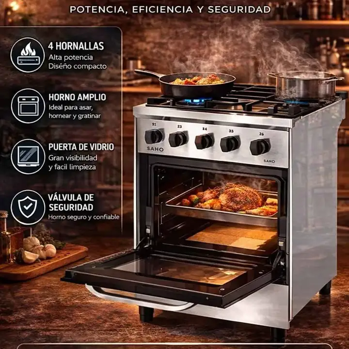 Cocina Morelli Saho 550 T/Vidrio