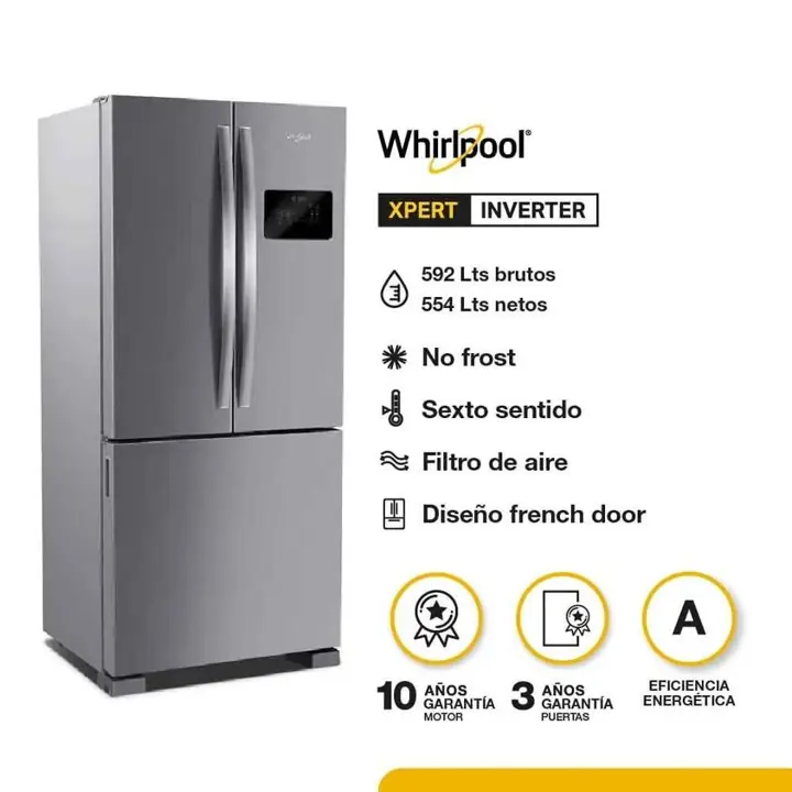 Heladera Whirlpool 554L