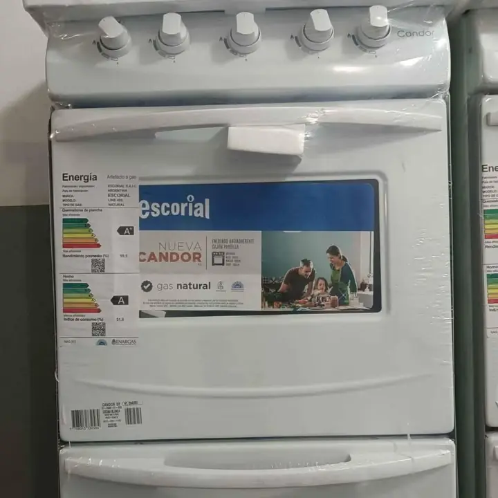 Cocina Escorial blanca gas natural