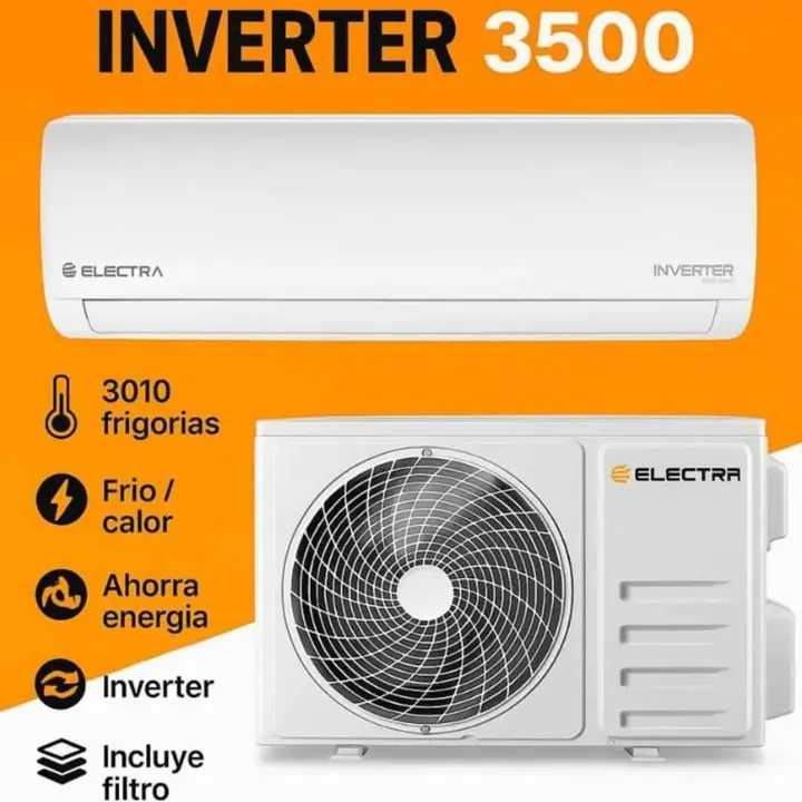 Aire acondicionado electra inverter 3500W frio/calor