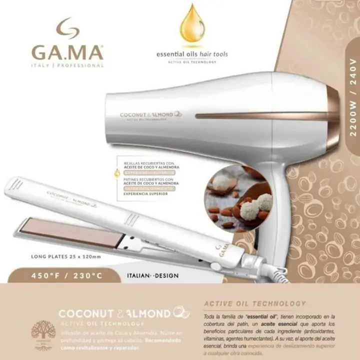Secador de pelo gama chia + planchita