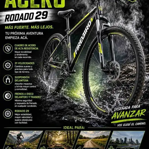 Bicicletas fire bird rodado 29